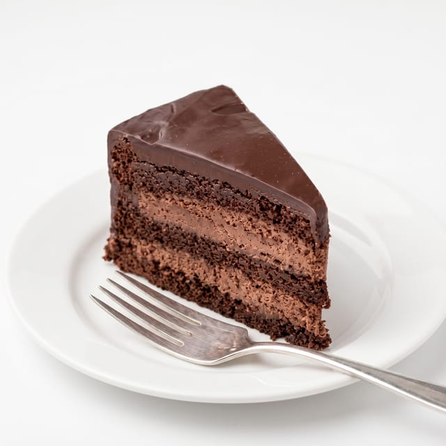 Chocolate mousse cake.