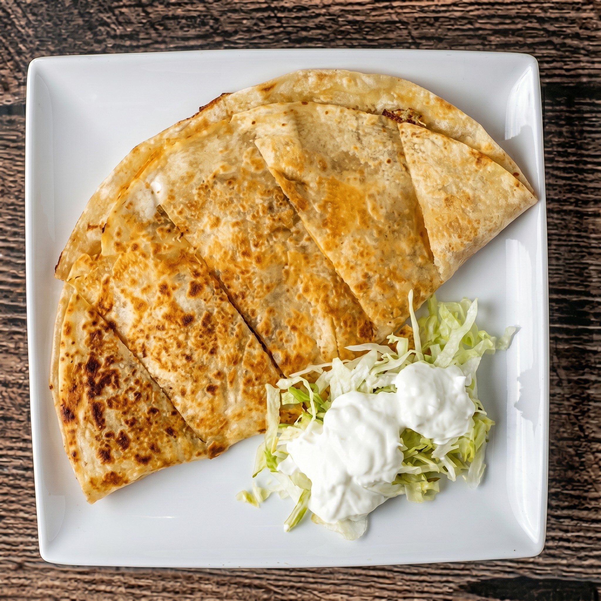 Cheese Quesadilla.